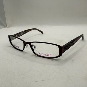 NWT Covergirl Frames Glasses Eyeglasses 54 17 140 Brown